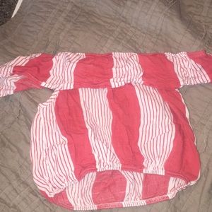 off the shoulder crop top